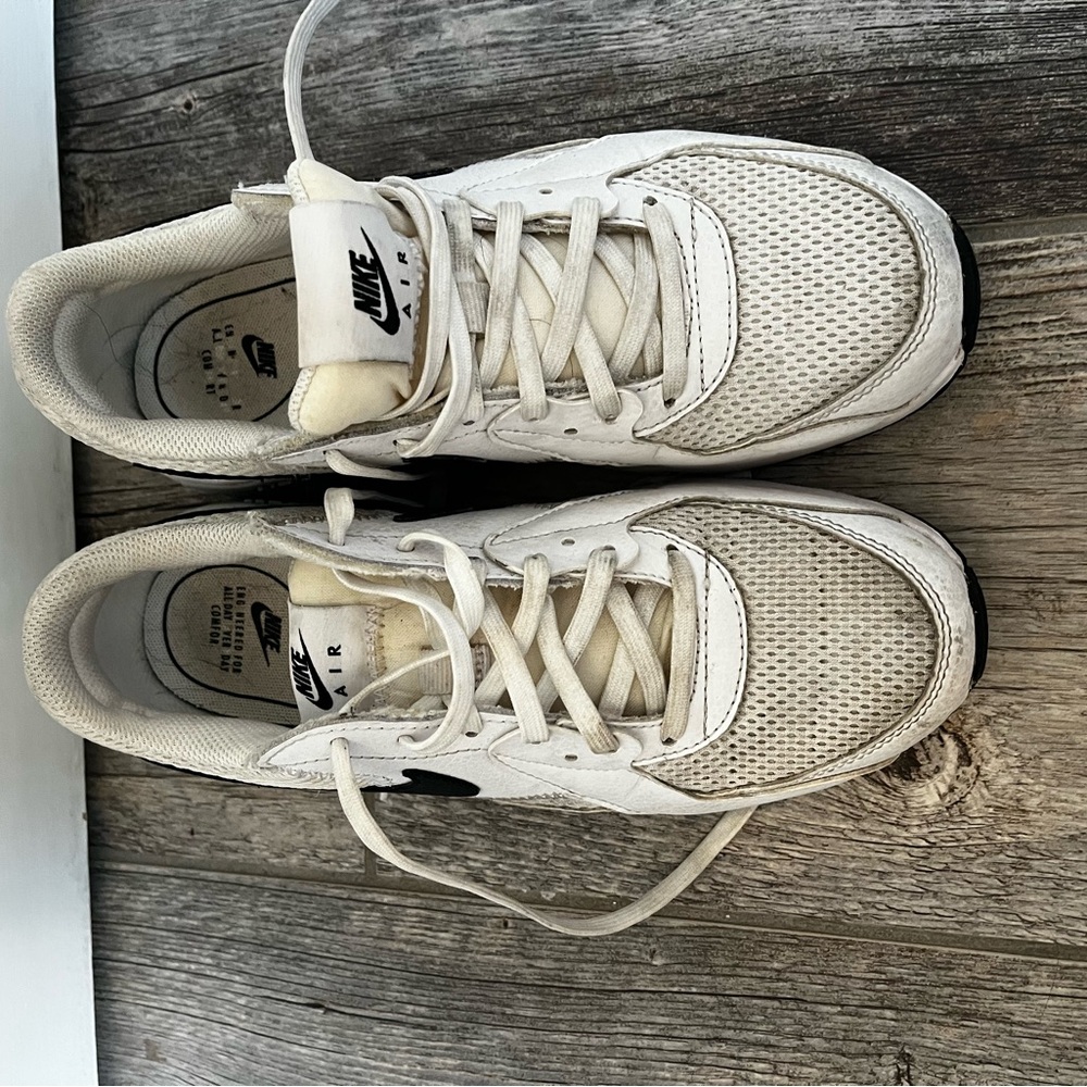 Nike Air White and Black Sneakers